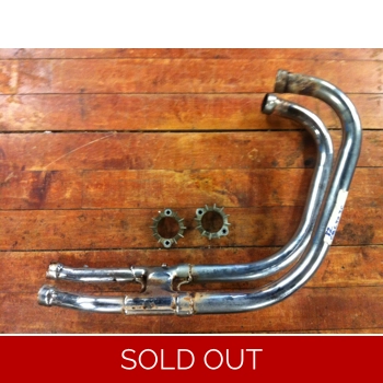 1982 Honda CB650SC CB650 Nighthawk Left Exhaust Head Pipes